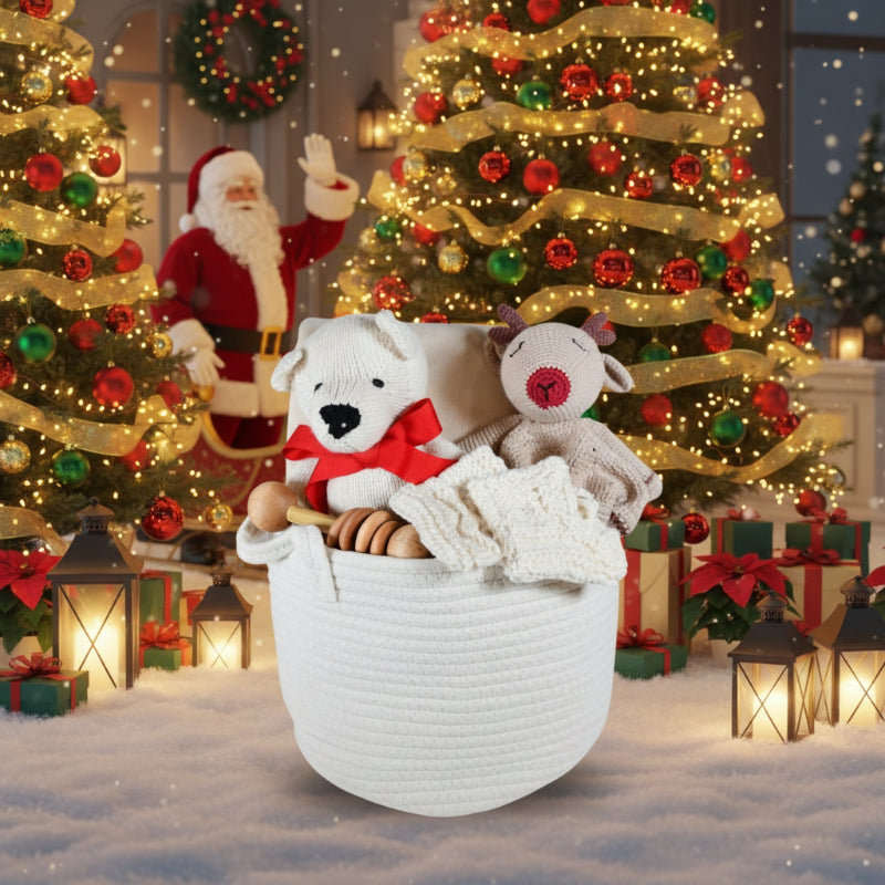 Santa’s Little Helpers Holiday Baby Gift Basket