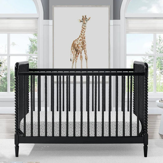 Saint 4-in-1 Convertible Crib - Timeless Jenny Lind Style, Converts to Toddler Bed