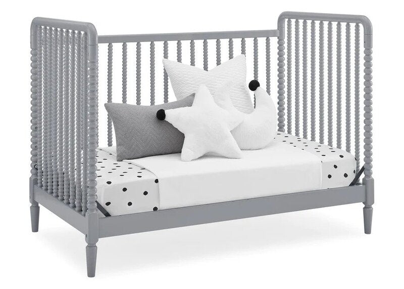 Saint 4-in-1 Convertible Crib - Timeless Jenny Lind Style, Converts to Toddler Bed