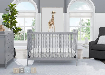 Saint 4-in-1 Convertible Crib - Timeless Jenny Lind Style, Converts to Toddler Bed