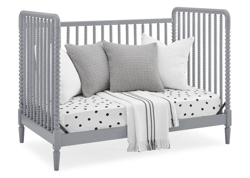 Saint 4-in-1 Convertible Crib - Timeless Jenny Lind Style, Converts to Toddler Bed