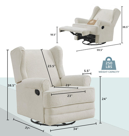 Soho Baby Teegan Swivel Rocker & Recliner