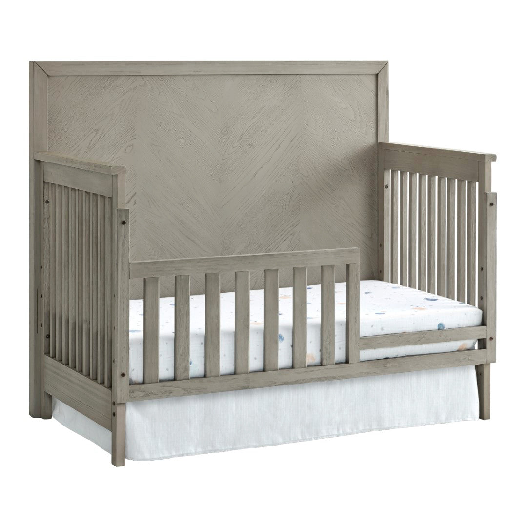 Oxford Baby Phoenix 4 in 1 Convertible Crib Chevron Full Panel Headboard