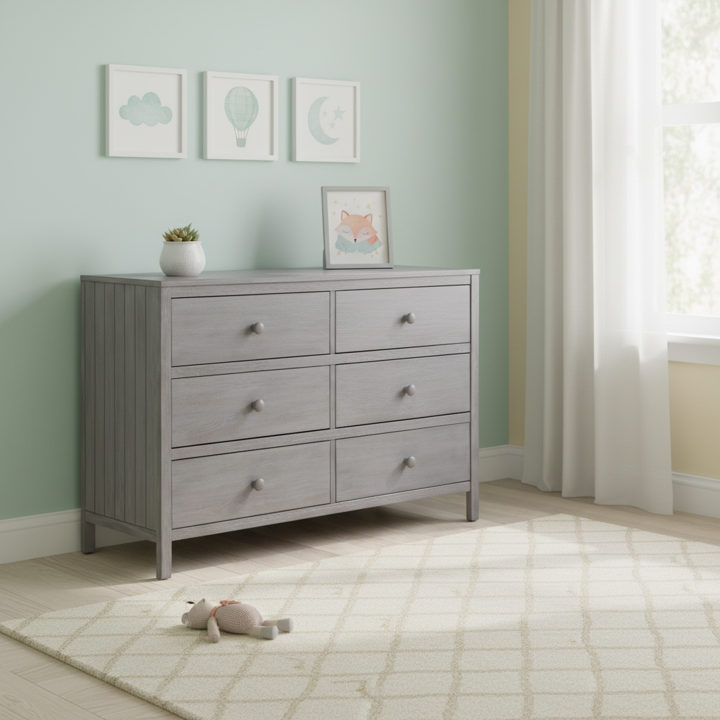 Soho Baby Everlee 6 Drawer Nursery Dresser