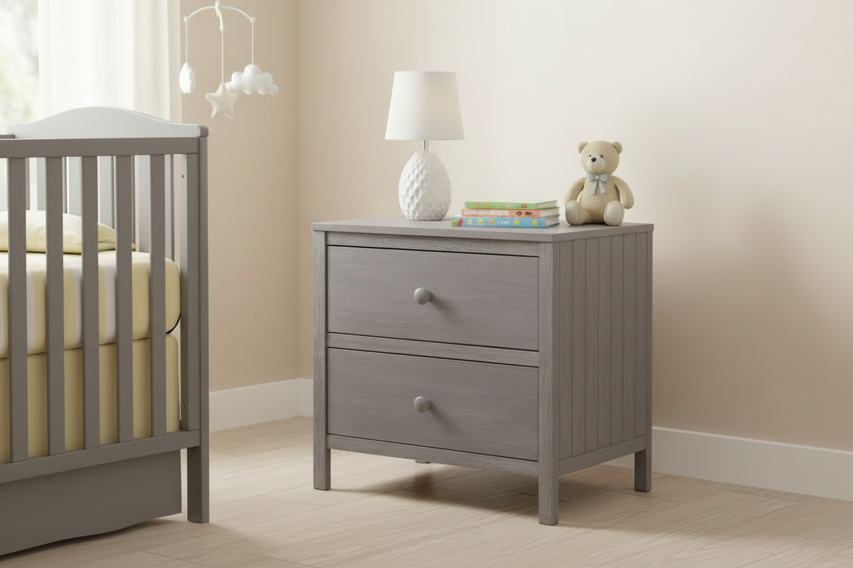 Soho Baby Everlee 2-Drawer Nursery Nightstand