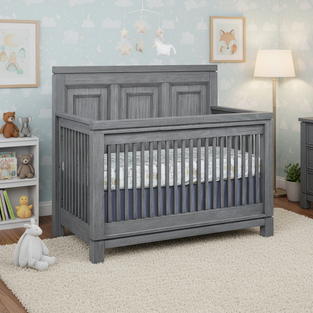 Soho Baby Manchester Classic 4-in-1 Convertible Crib