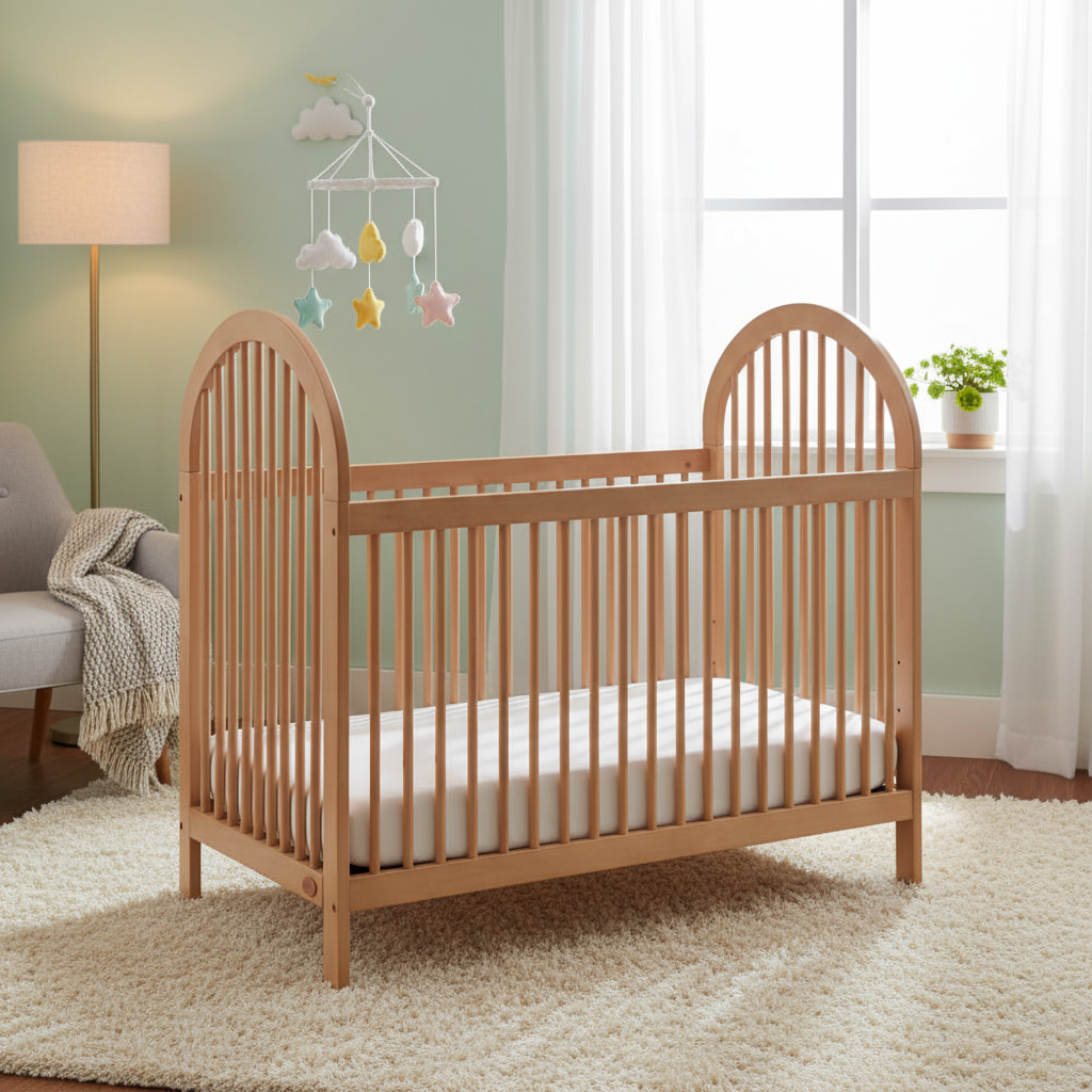 Soho Baby Everlee Island Crib with GREENGUARD Gold Certification