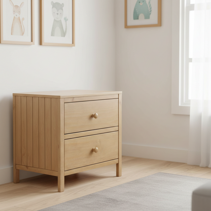 Soho Baby Everlee 2-Drawer Nursery Nightstand