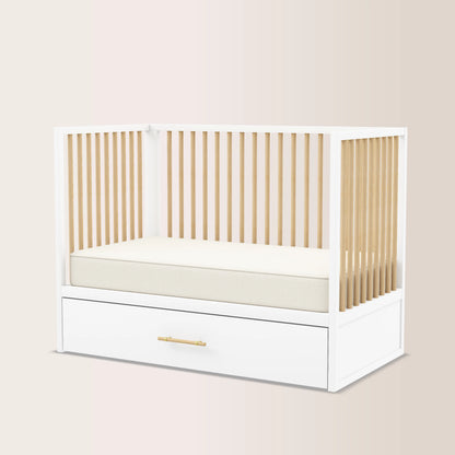 HushCrib 4-in-1 Classic Convertible Baby Crib with Storage Trundle