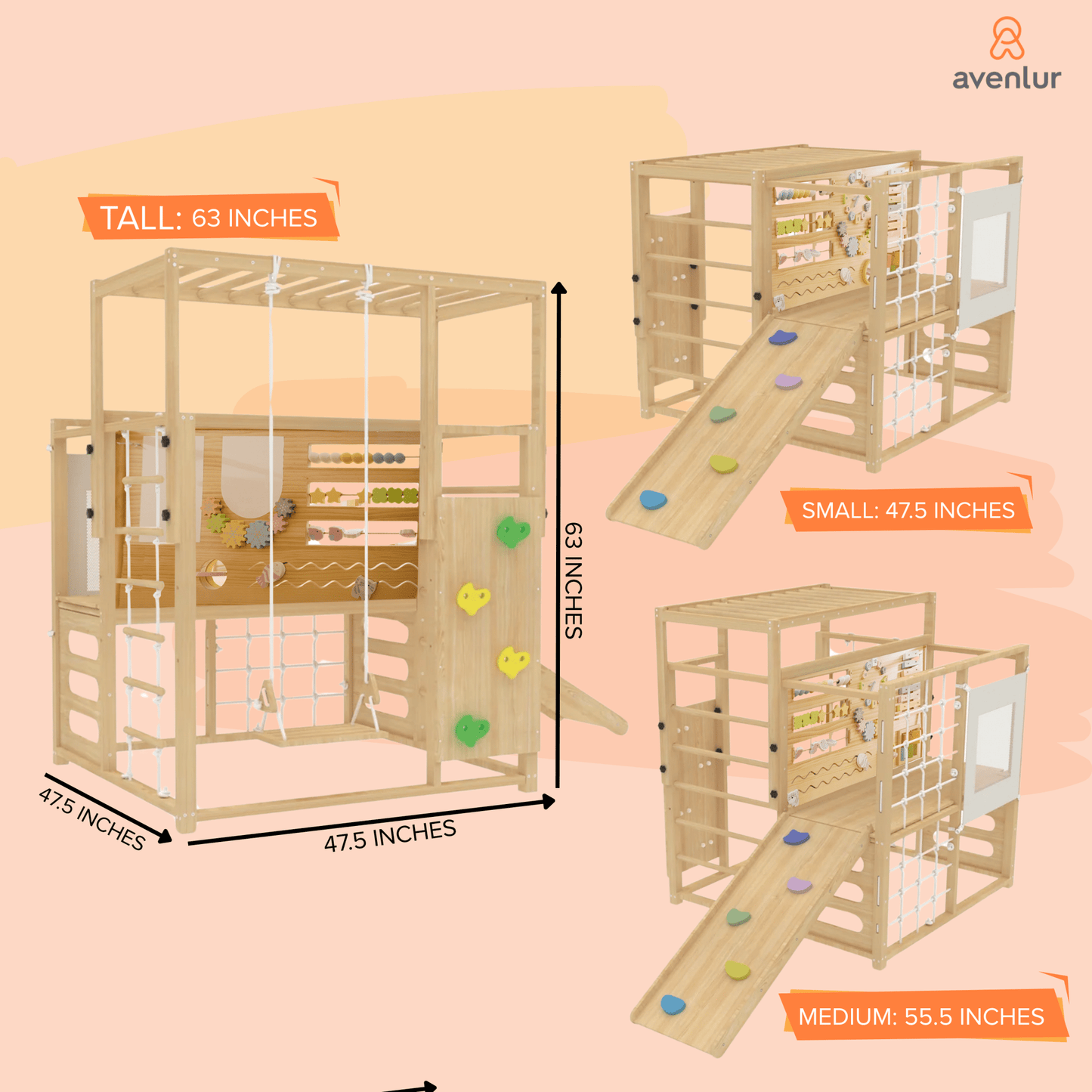 Alpine Adventure Indoor Play Gym – Climber, Slide & Kids Activity Set