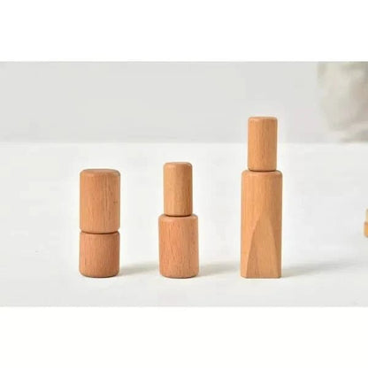 Avenlur 7-in-1 Wooden Kids Makeup Kit – Pretend Play Beauty Set for Toddlers & Girls