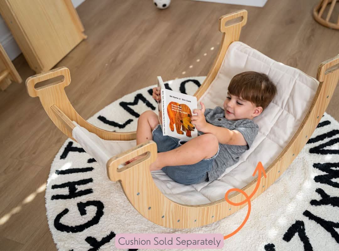 Hazel | Pikler Triangle, Slide & Rocker Set - Natural