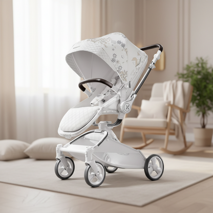 Premium Baby Stroller - Lightweight & Safe Travel System for Infants & Toddlers