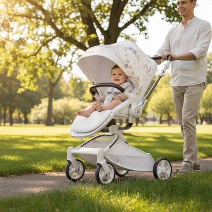 Premium Baby Stroller - Lightweight & Safe Travel System for Infants & Toddlers