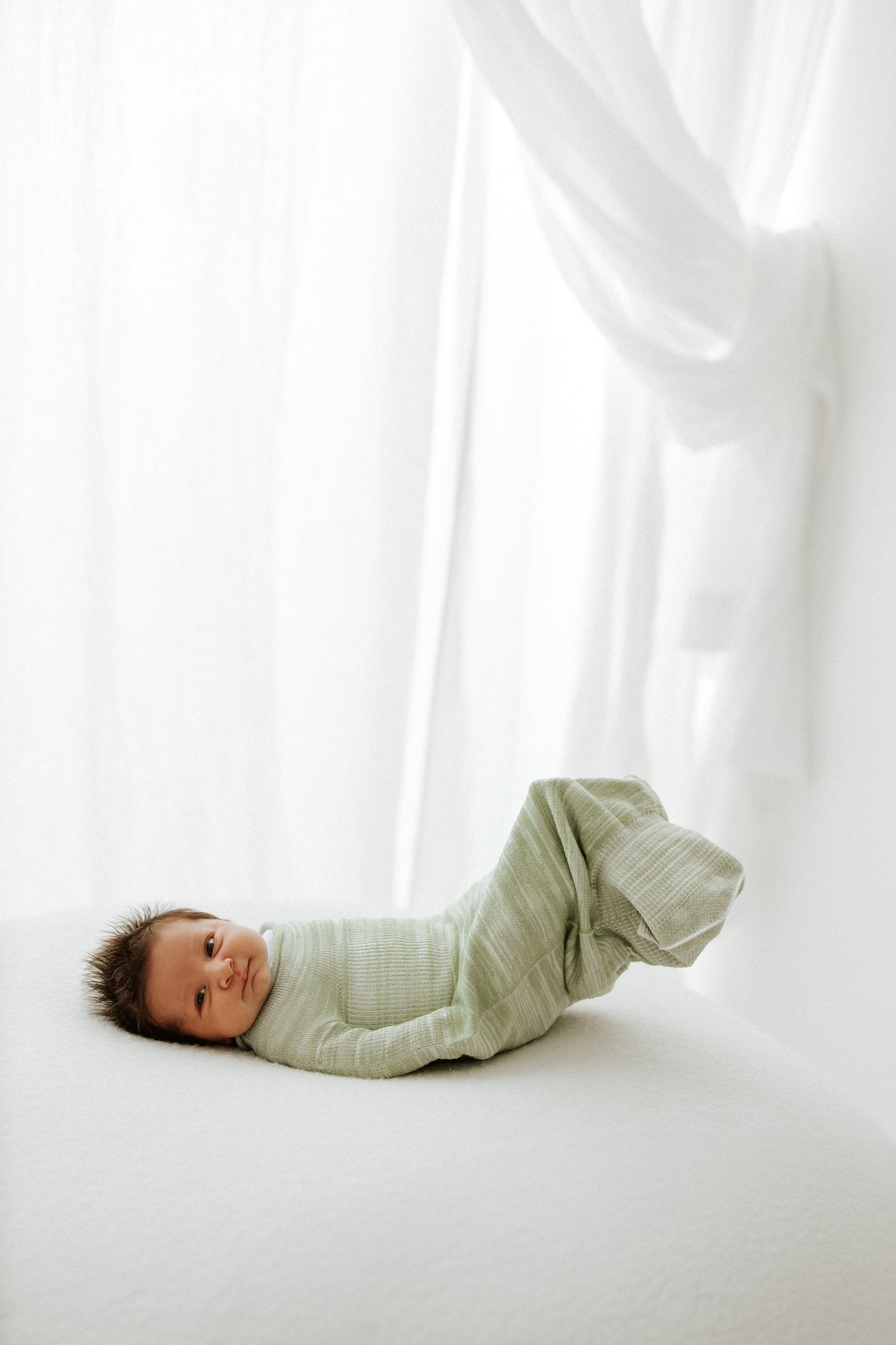 Bamboo Blend Mint Swaddle Sleep Sack