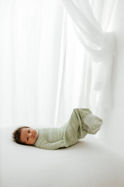 Bamboo Blend Mint Swaddle Sleep Sack