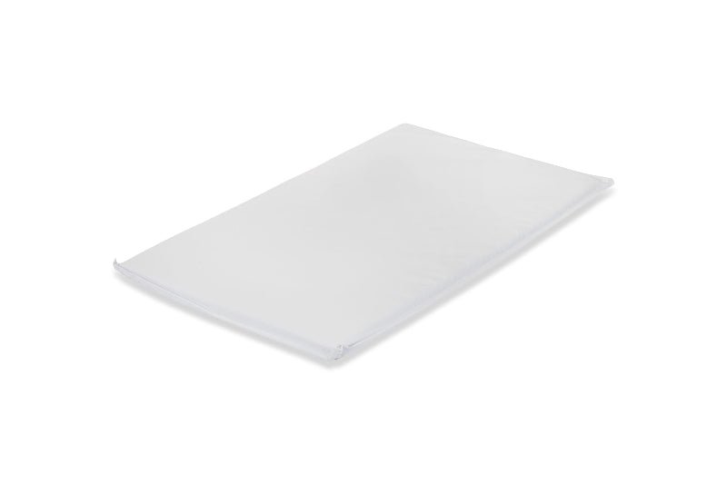 White rectangular object on a white background