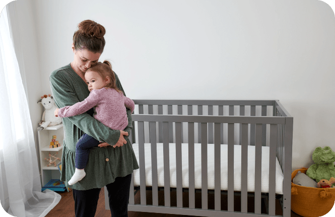 Dream Easy Organic Waterproof Kids Mattress for Toddlers and Growing Kids