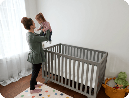 Dream Easy Organic Waterproof Kids Mattress for Toddlers and Growing Kids