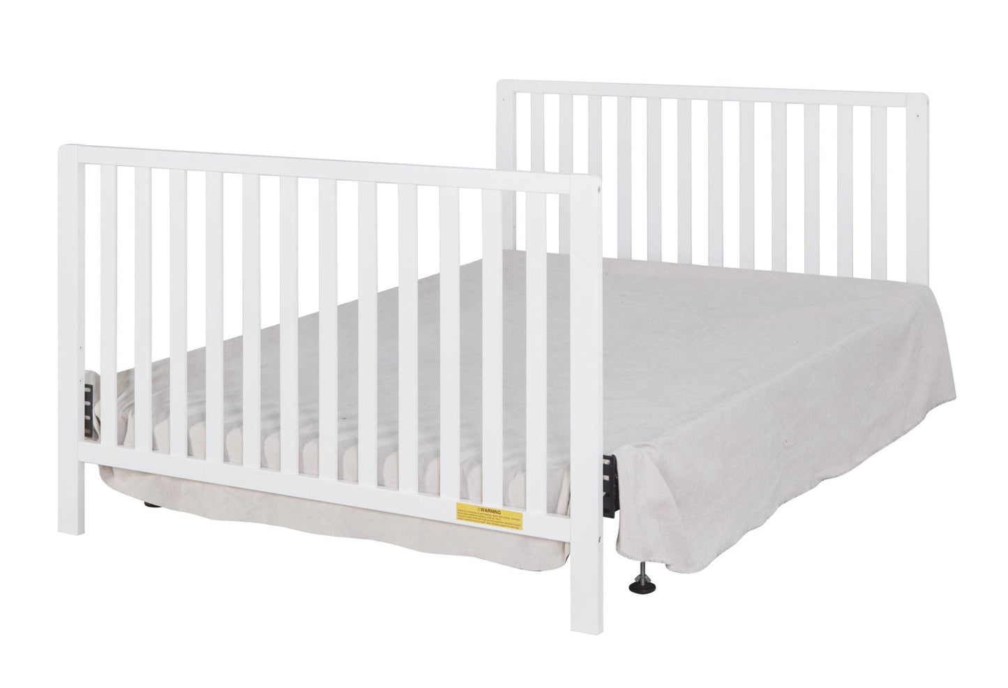 Emma 4‑in‑1 Convertible Crib with Storage Drawer Solid Wood Baby Bed