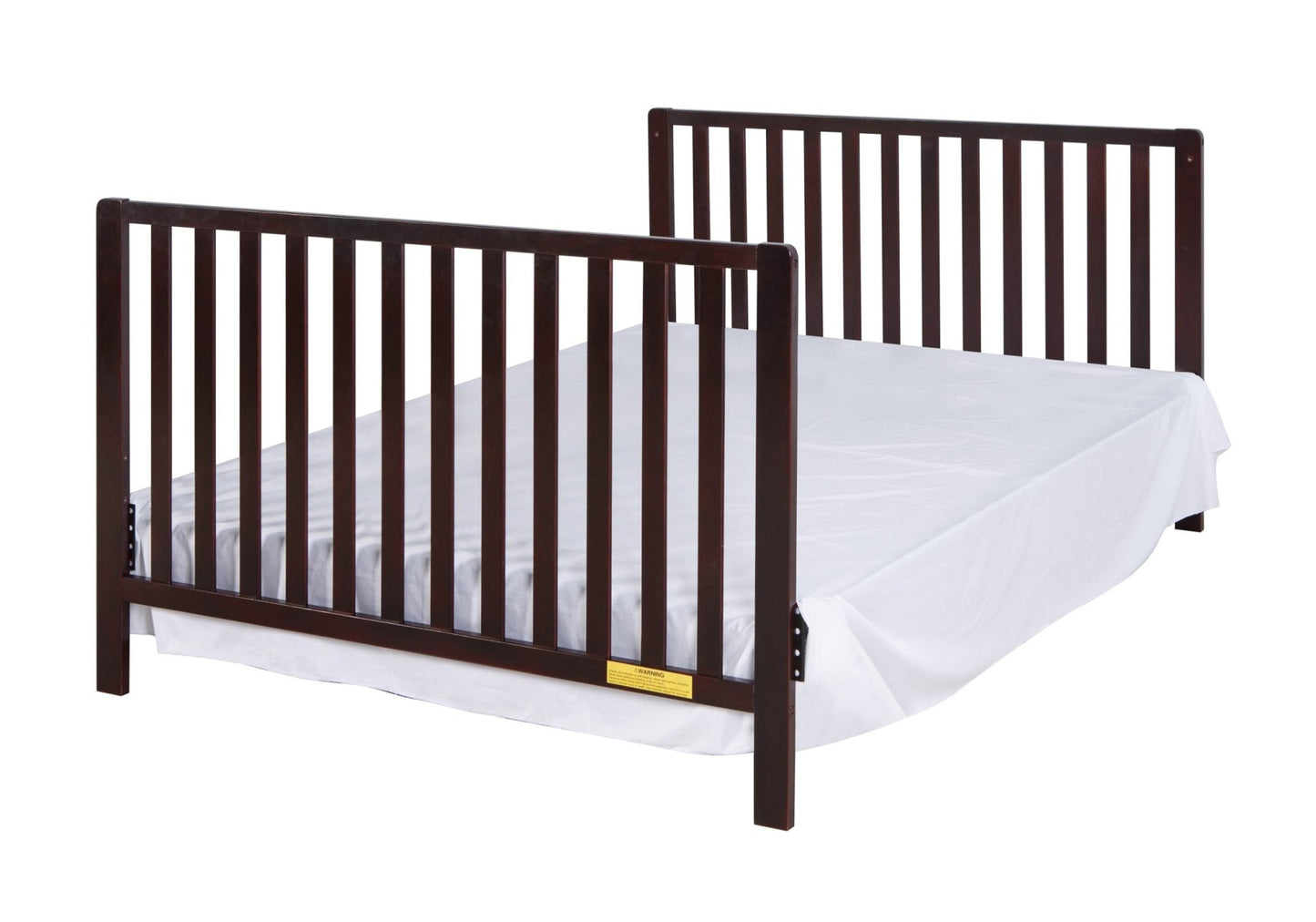 Emma 4‑in‑1 Convertible Crib with Storage Drawer Solid Wood Baby Bed