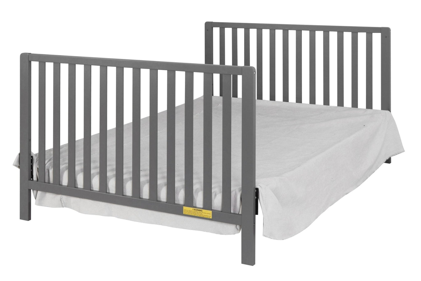 Emma 4‑in‑1 Convertible Crib with Storage Drawer Solid Wood Baby Bed