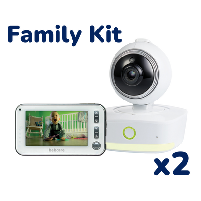 Bebcare Motion Digital Video Baby Monitor Family Kit Two Cameras HD