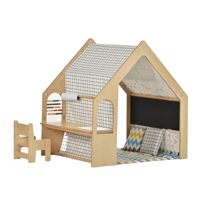 Flair | Playhouse & Sensory Desk - Black & White