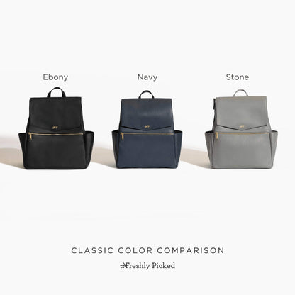 Freshly Picked Ebony Classic Diaper Bag II (Open Box)