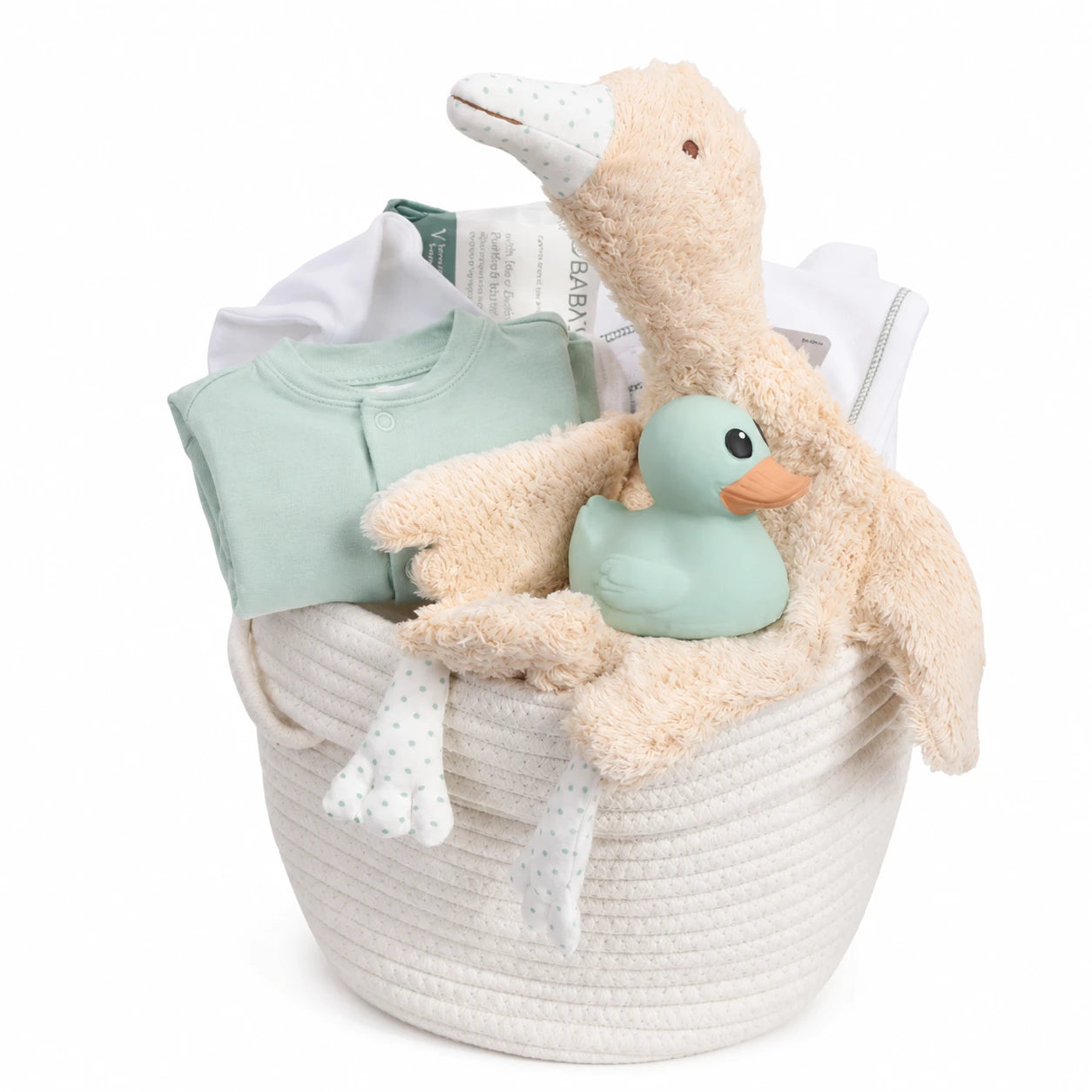 Organic Baby Gift Basket - Duck, Duck, Goose