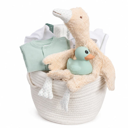 Organic Baby Gift Basket - Duck, Duck, Goose