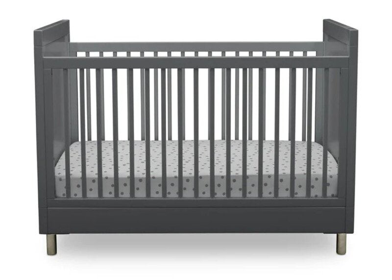 Avery 3-in-1 Convertible Crib with Guardrail: Where Parenthood Meets Peace of Mind!
