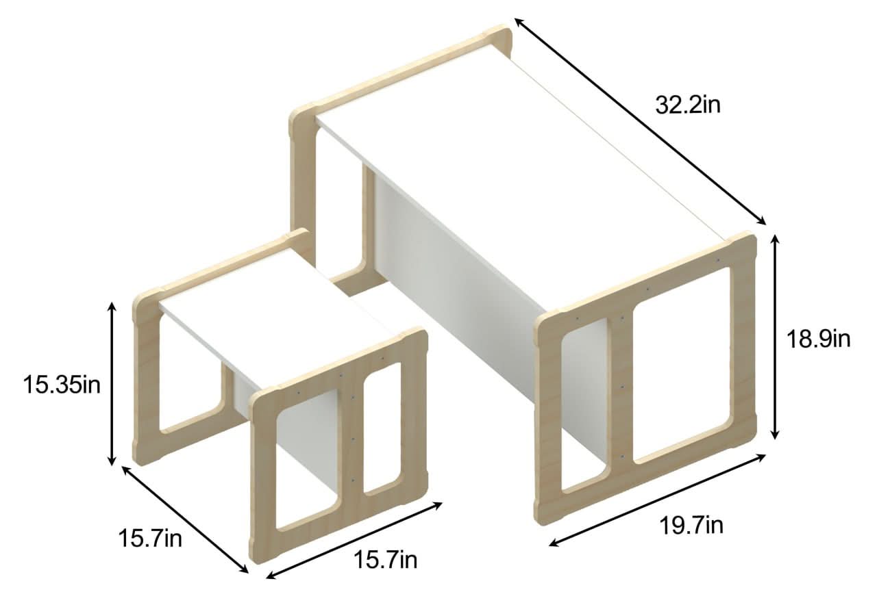 Hanover | Convertible Table, Chair & Bench Set