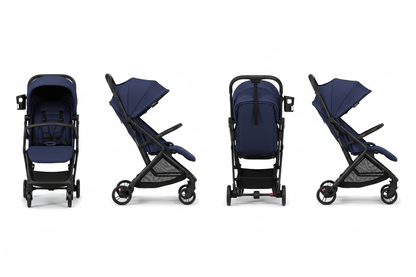 Icon Ultra Compact Lightweight Travel Stroller with One Hand Fold and Recline