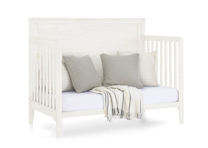 Kendall 6 In 1 Convertible Baby Crib with Classic Molding and Adjustable Mattress Height