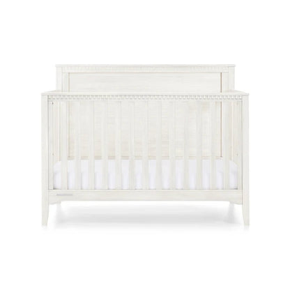 Kendall 6 In 1 Convertible Baby Crib with Classic Molding and Adjustable Mattress Height