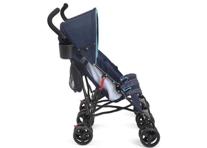 LX Lightweight Side-by-Side Double Baby Stroller with Recline and Canopy