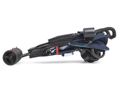 LX Lightweight Side-by-Side Double Baby Stroller with Recline and Canopy
