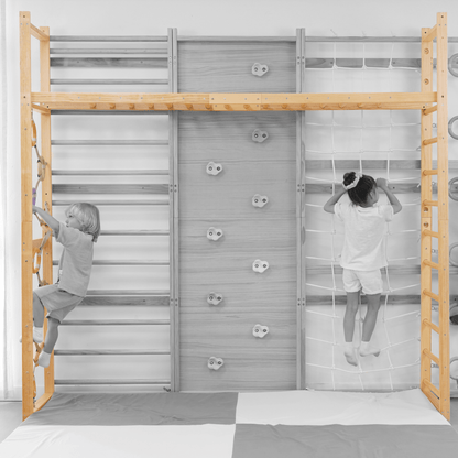Monkey Bar Attachment – For 94.5 Inch MODULAR Walnut Swedish Ladder