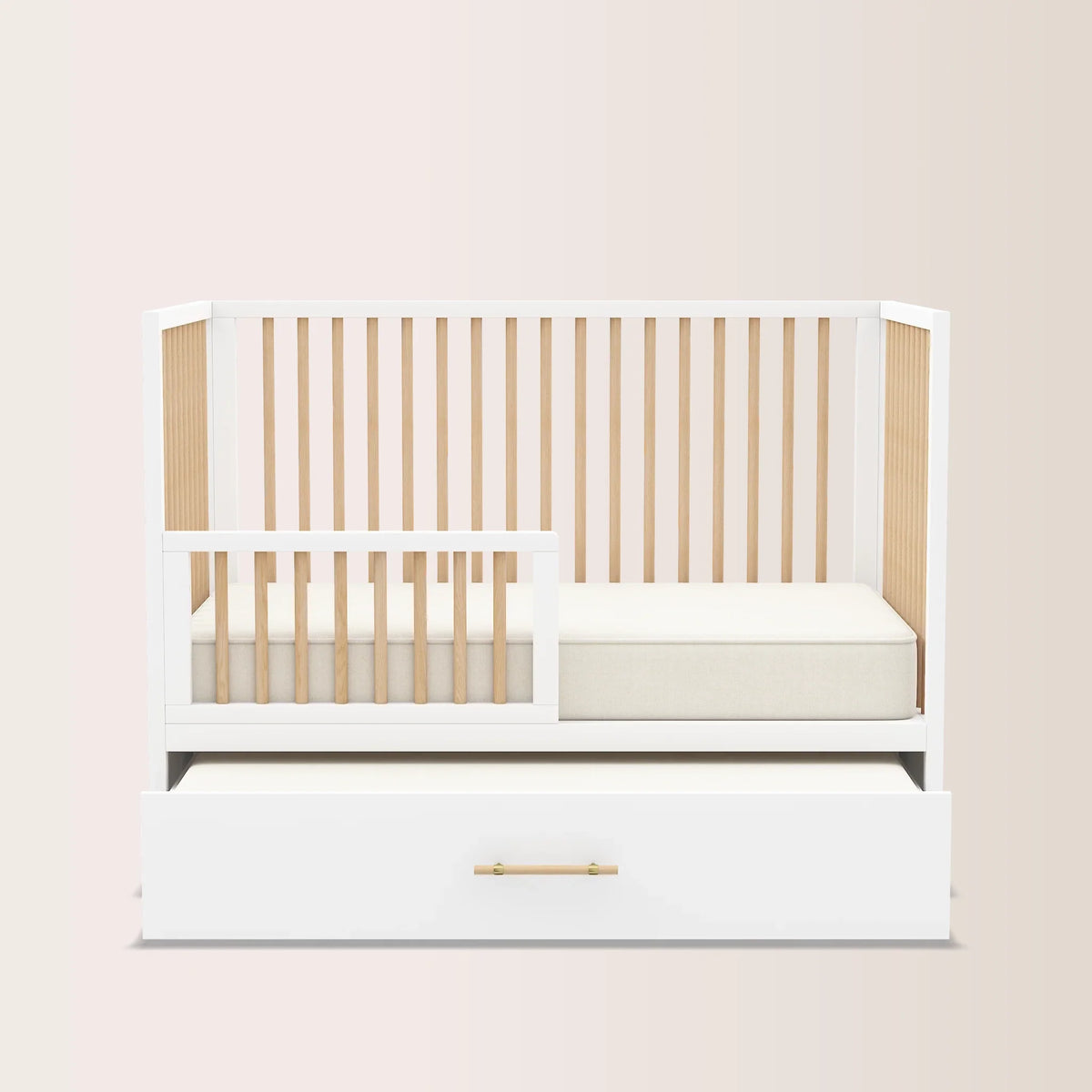 HushCrib Classic 4-in-1 Crib Toddler Bed Conversion Rail