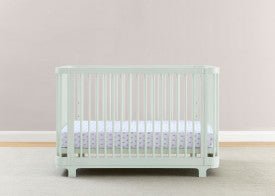 Nest 4 In 1 Convertible Baby Crib with Rounded Design and Adjustable Mattress Height