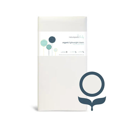 Waterproof Organic Baby Mattress Lightweight Firm Non-Toxic Safe Sleep