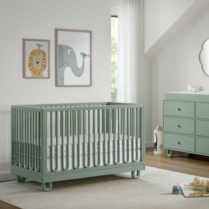 Soho Baby Meridian 3-in-1 Convertible Crib with Arched Slats