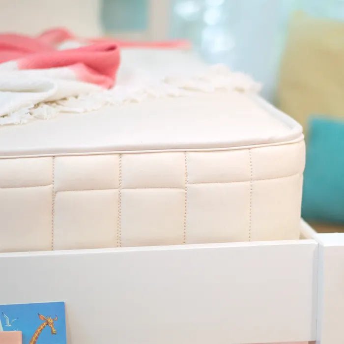 Organic 2-in-1 Waterproof Kids Mattress for First Big Kid Beds