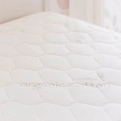 Organic Firm Kids Mattress for Toddlers and Teens with Breathable Coil Support