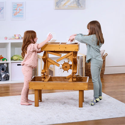 Outdoor Wooden Water Table for Toddlers | Kids’ Sensory Play Station