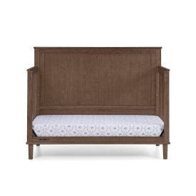 Penelope 6 In 1 Convertible Baby Crib with Scalloped Design and Adjustable Mattress Height