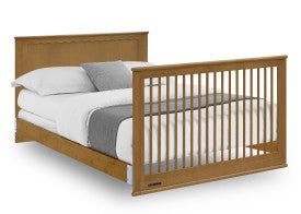 Penelope 6 In 1 Convertible Baby Crib with Scalloped Design and Adjustable Mattress Height