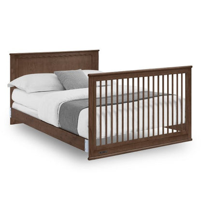 Penelope 6 In 1 Convertible Baby Crib with Scalloped Design and Adjustable Mattress Height