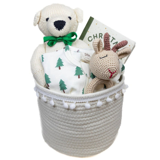 Polar Pals Holiday Baby Gift Basket